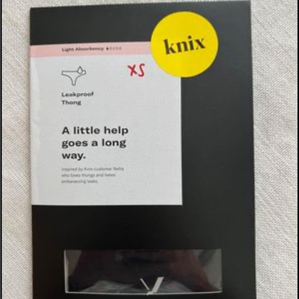 Knix period underwear 
Have NEVER been worn.